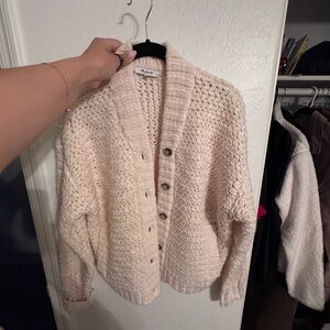 Madewell bomber cardigan sweater